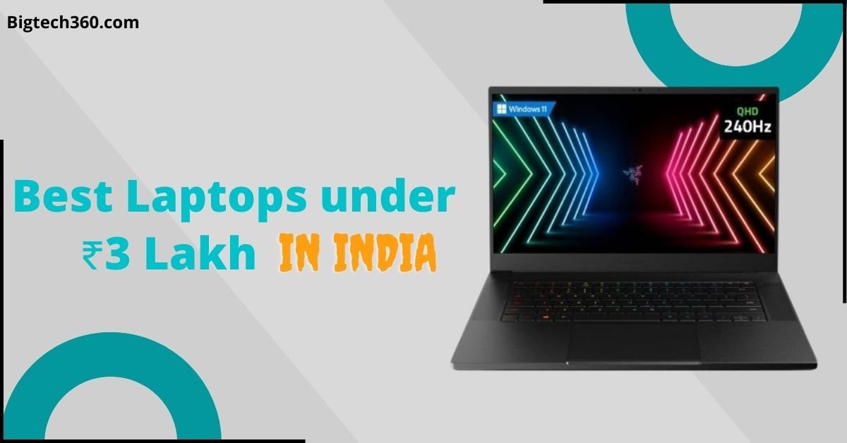 best laptops under 3 lakh